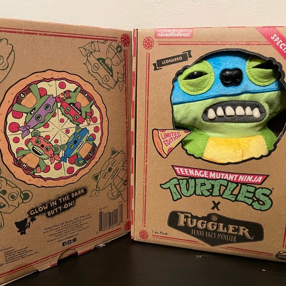 NEW LIMITED EDITION Fuggler Teenage Mutant Ninja Turtles Leonardo & Donatello 9" - Picture 3 of 5